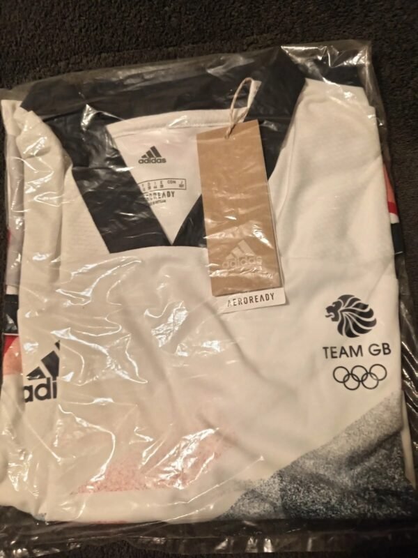 adidas Womens Team GB Football Jersey White – Ladies Size 12