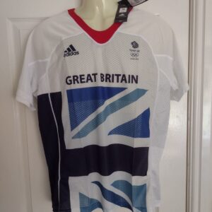 adidas Team GB Short Sleeve Run Tee Men’s Size GB 44/46